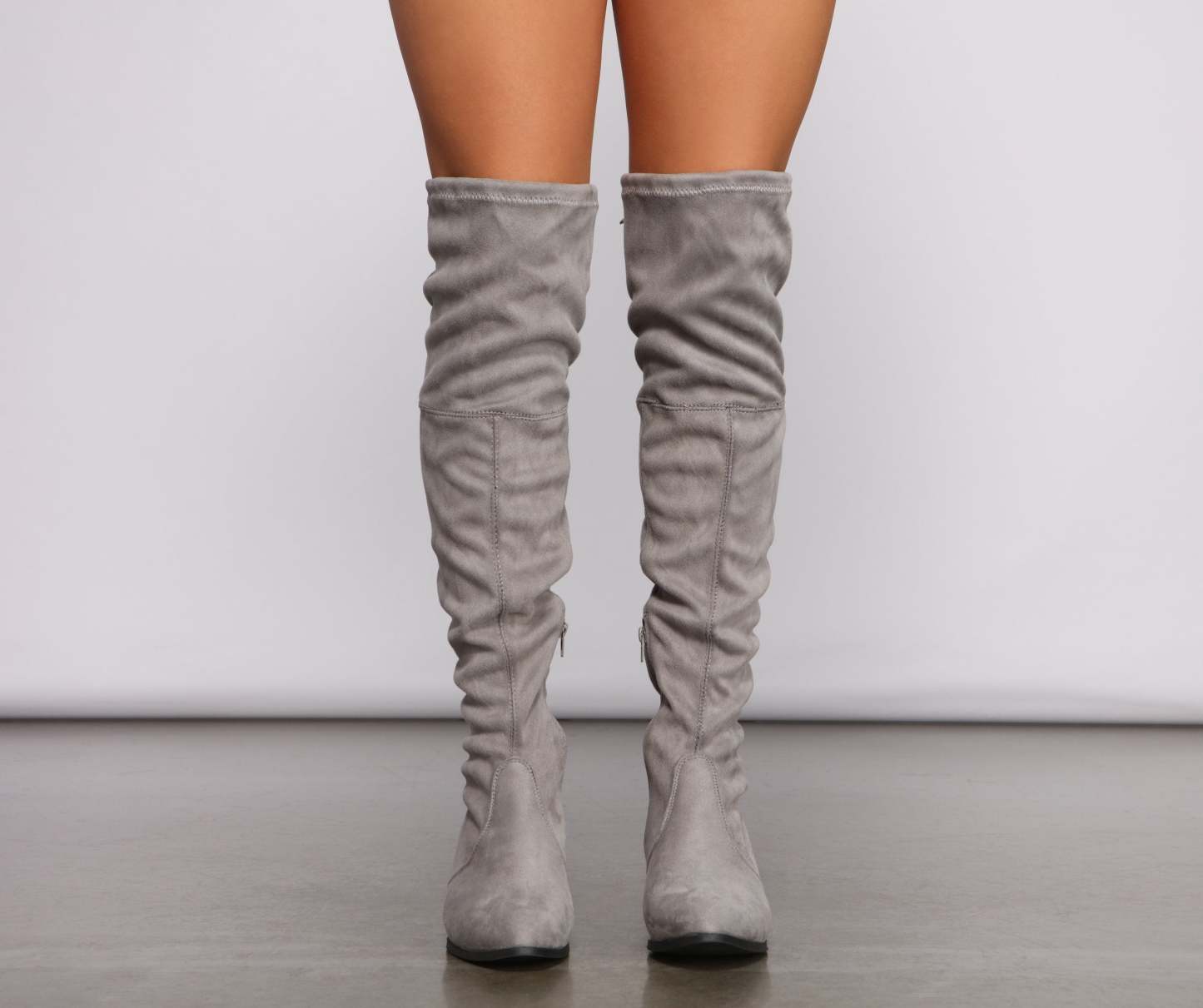 Stylish Must-Have Over The Knee Block Heel Boots - Lady Occasions