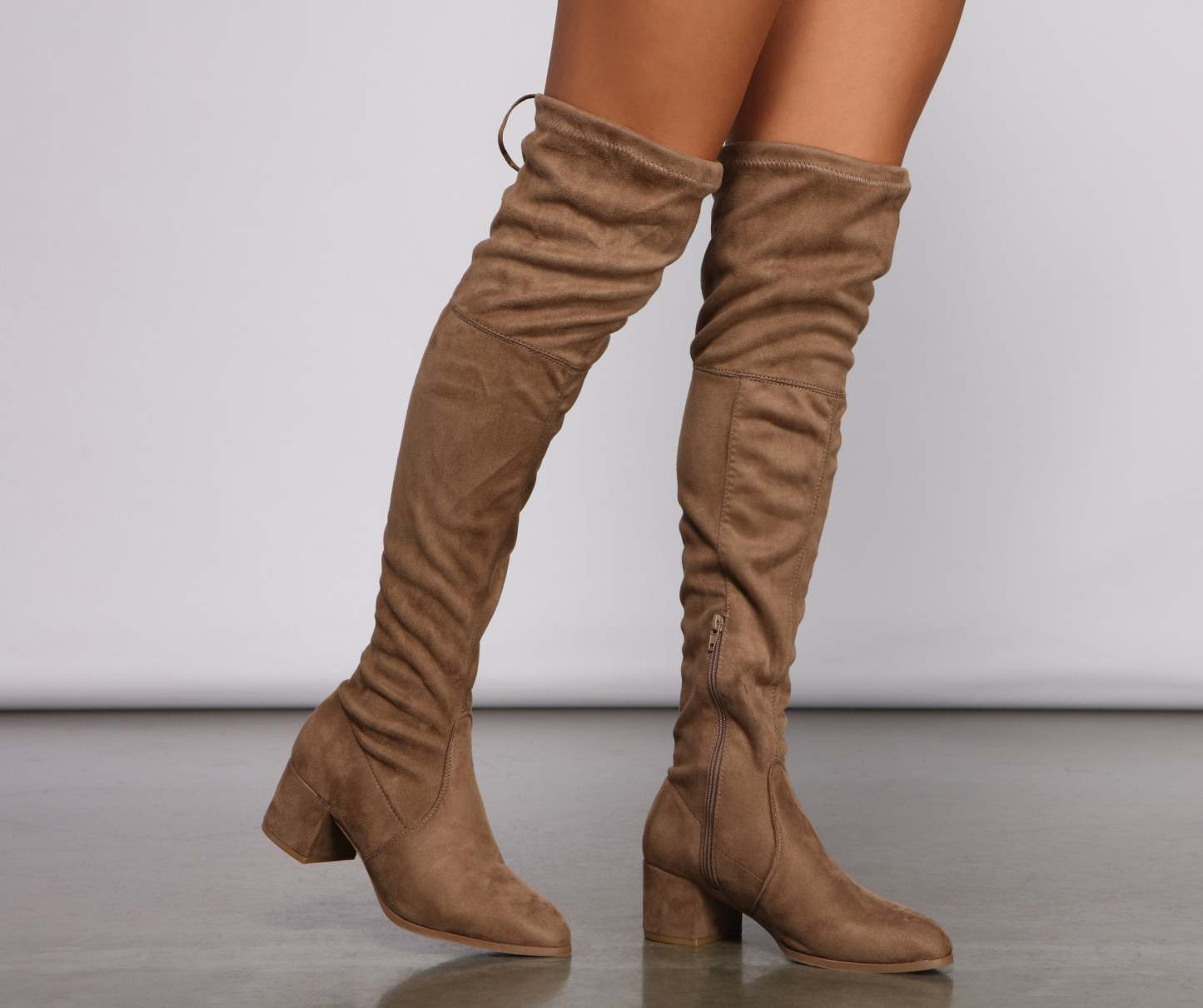 Stylish Must-Have Over The Knee Block Heel Boots - Lady Occasions