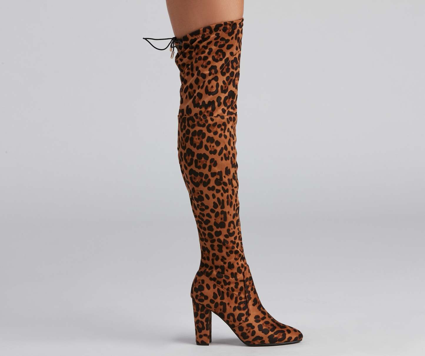Leopard Love Over-The-Knee Boots - Lady Occasions
