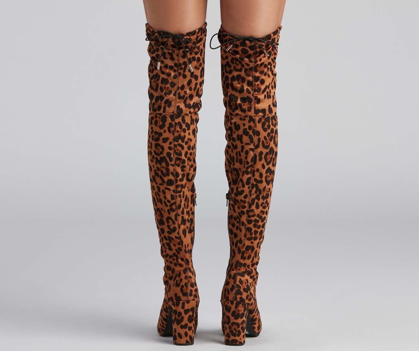Leopard Love Over-The-Knee Boots - Lady Occasions