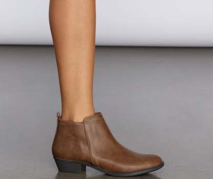Fall Back On Basics Booties - Lady Occasions