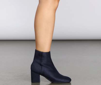 Don't Tempt Me Faux Suede Booties - Lady Occasions