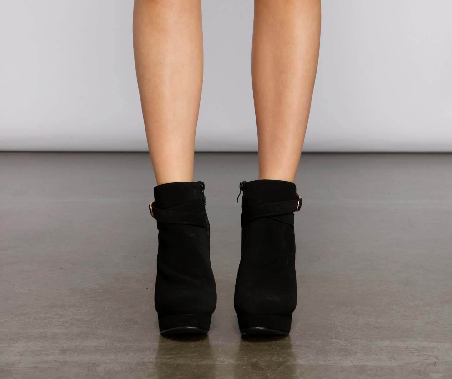 Chic Moment Nubuck Stiletto Bootie - Lady Occasions