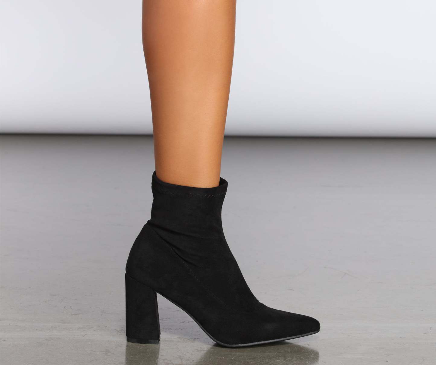 Stride In Faux Suede Booties - Lady Occasions