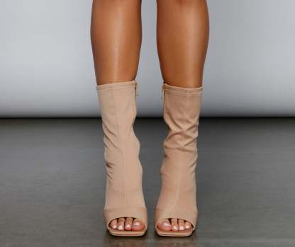 Elevated Vibes Stiletto Booties - Lady Occasions