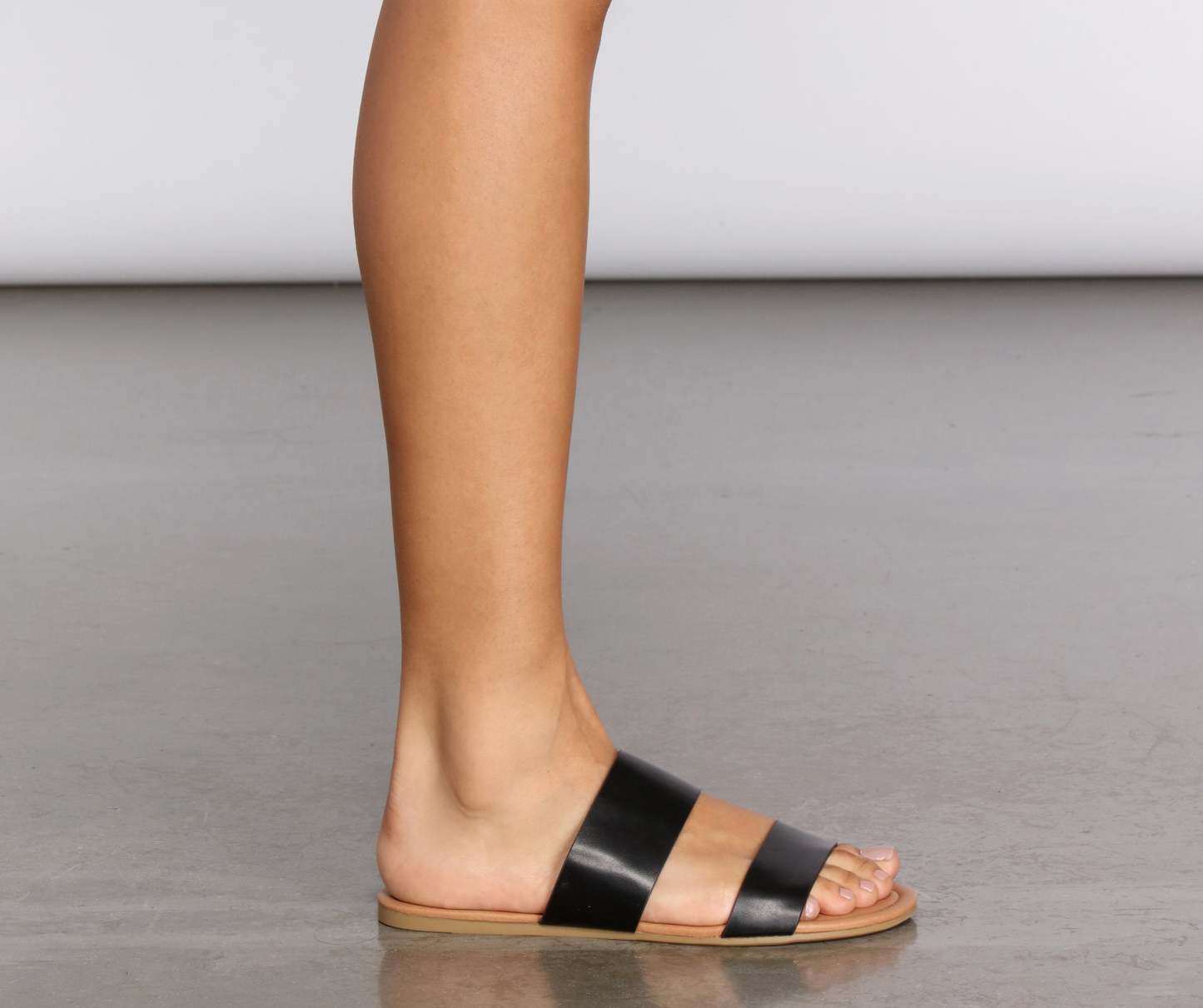 Step Into Simplicity Slide Sandals - Lady Occasions