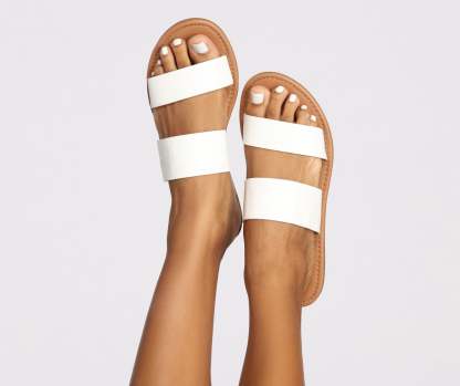 Step Into Simplicity Slide Sandals - Lady Occasions