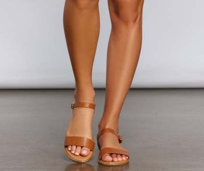 Chic Studded Strappy Sandals - Lady Occasions