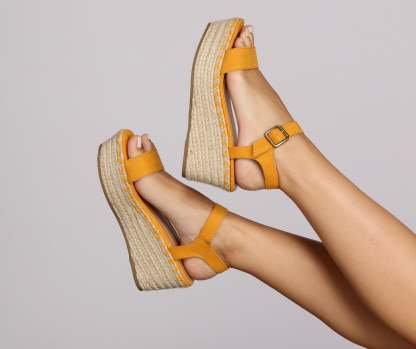 Especially Espadrille Platform Sandals - Lady Occasions