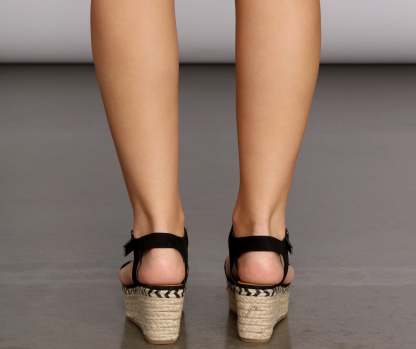 Especially Espadrille Platform Sandals - Lady Occasions