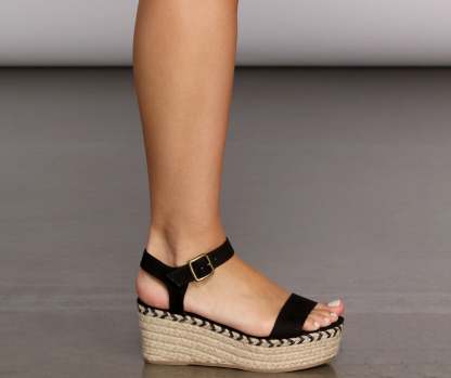 Especially Espadrille Platform Sandals - Lady Occasions