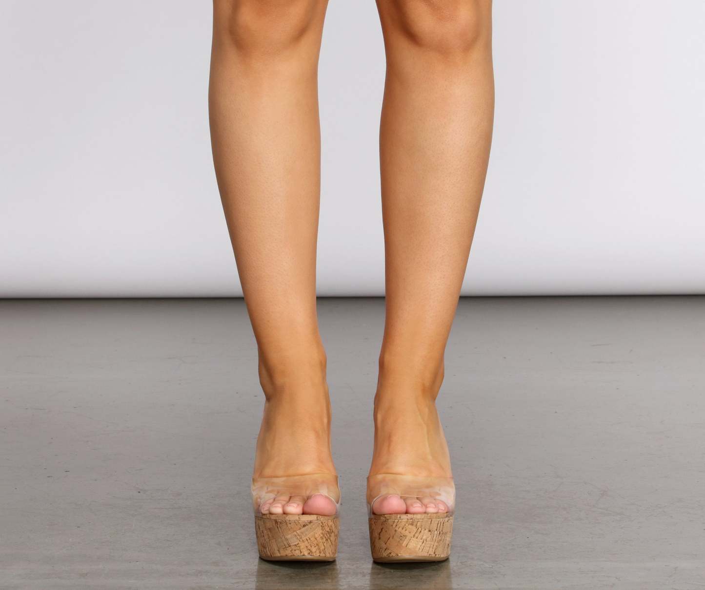 Cork Slide On Wedges - Lady Occasions