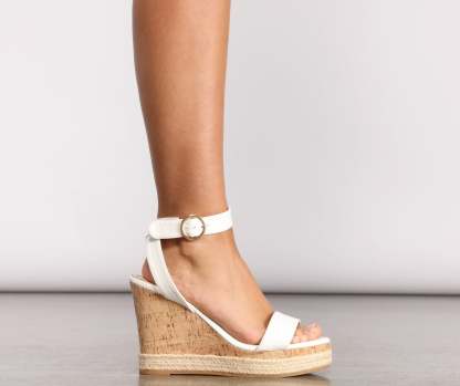 Especially Espadrille Cork Wedges - Lady Occasions
