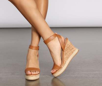 Especially Espadrille Cork Wedges - Lady Occasions