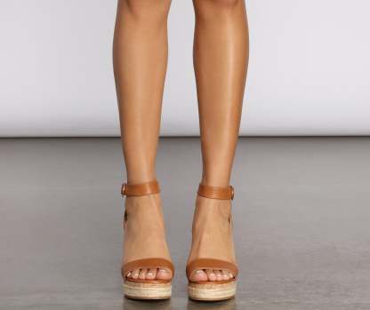 Especially Espadrille Cork Wedges - Lady Occasions