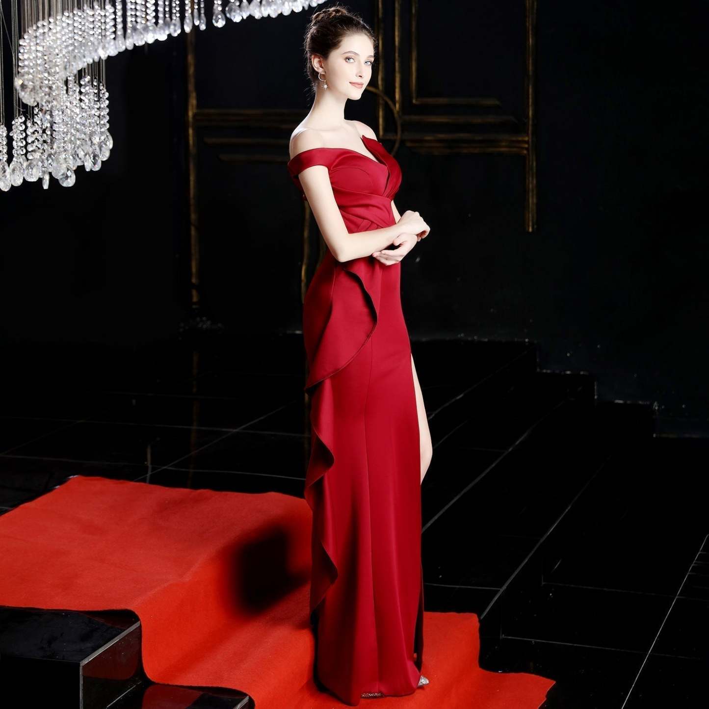 Mia Off Shoulder Dress - Lady Occasions