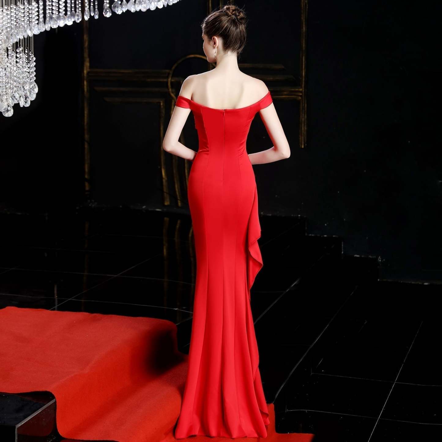 Mia Off Shoulder Dress - Lady Occasions