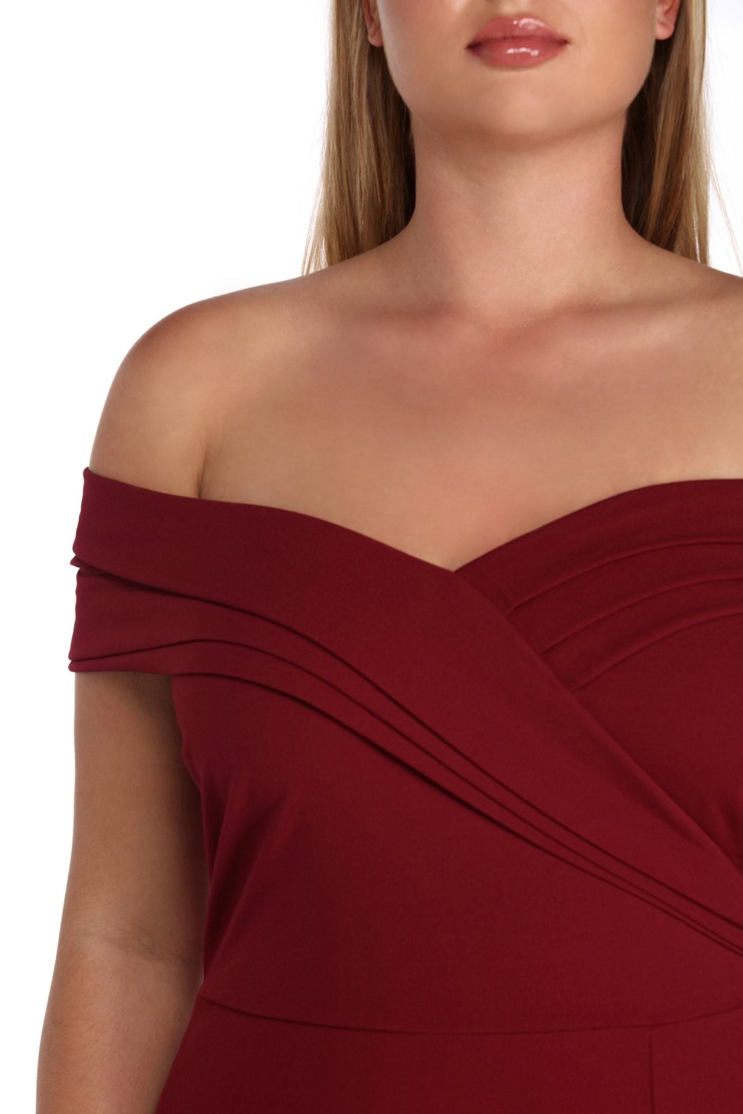 Plus Dianna Evening Wrap Dress - Lady Occasions