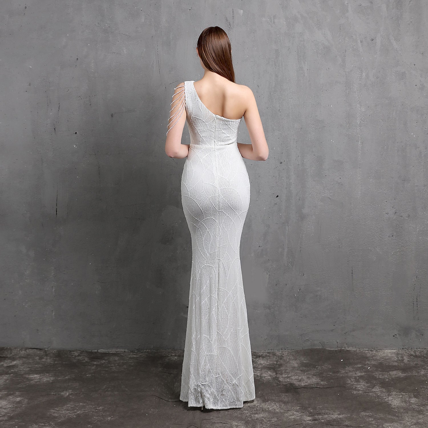 Mayven One Shoulder Formal Dress - Lady Occasions