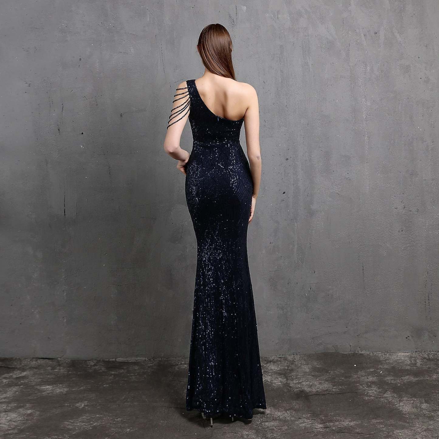 Mayven One Shoulder Formal Dress - Lady Occasions