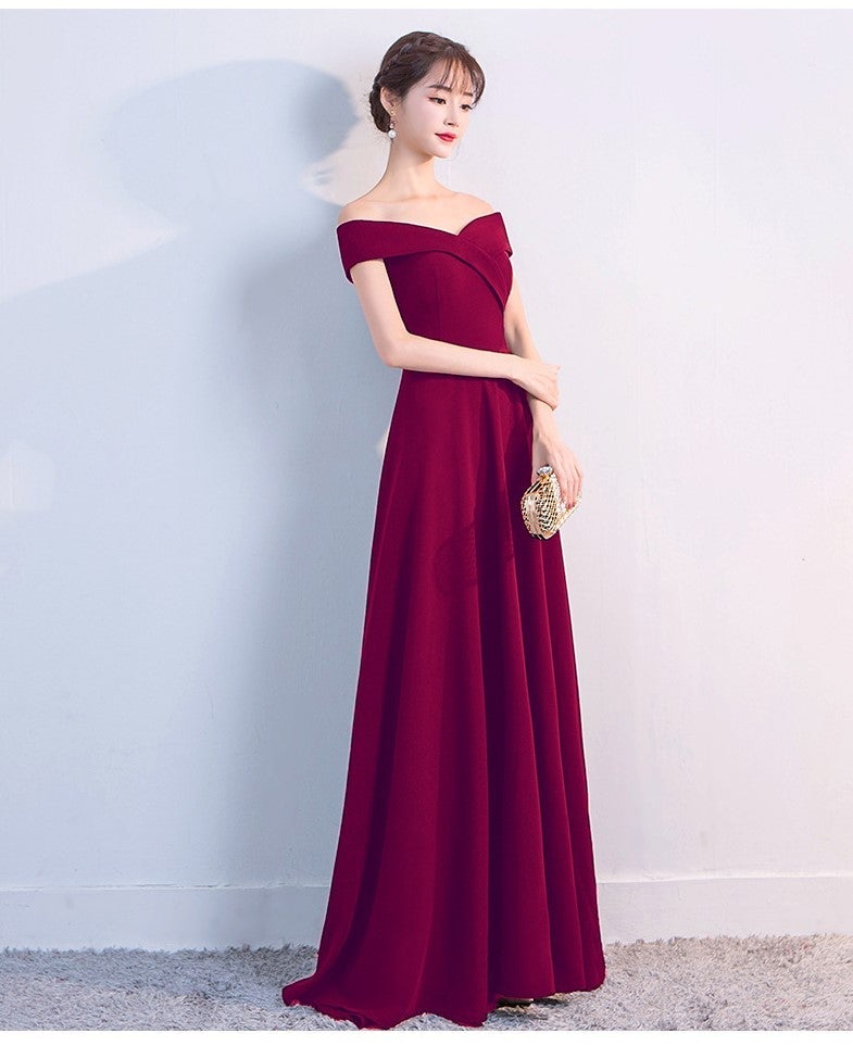 Ella off-the-shoulder gown - Lady Occasions