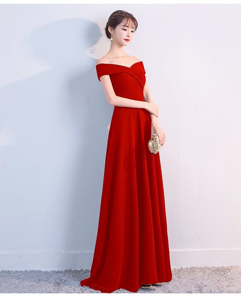 Ella off-the-shoulder gown - Lady Occasions