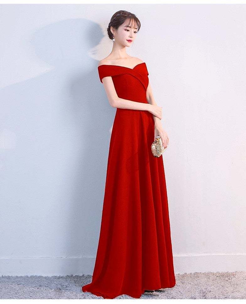 Ella off-the-shoulder gown - Lady Occasions