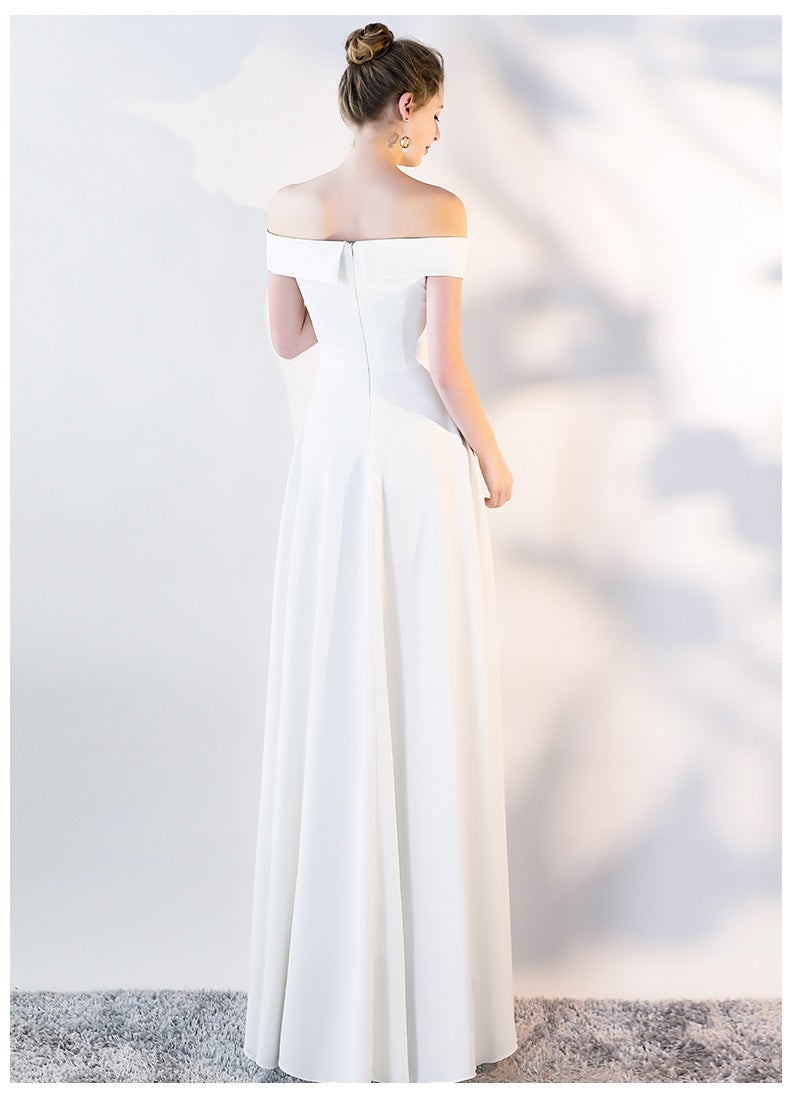 Ella off-the-shoulder gown - Lady Occasions