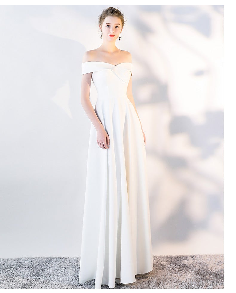 Ella off-the-shoulder gown - Lady Occasions