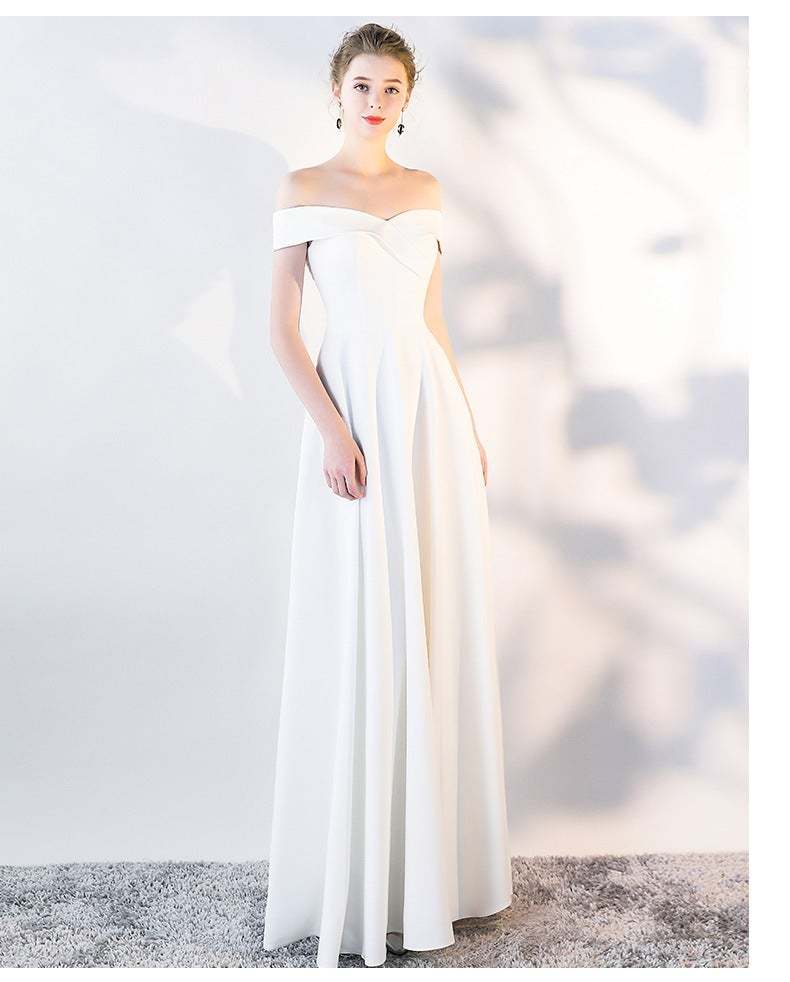 Ella off-the-shoulder gown - Lady Occasions