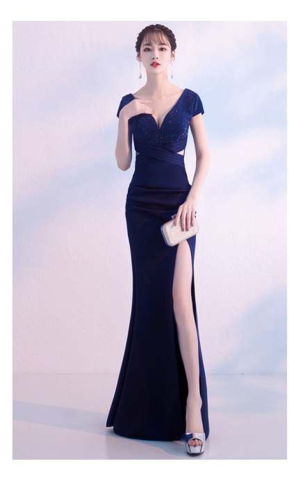Isabella Formal High Slit Dress - Lady Occasions