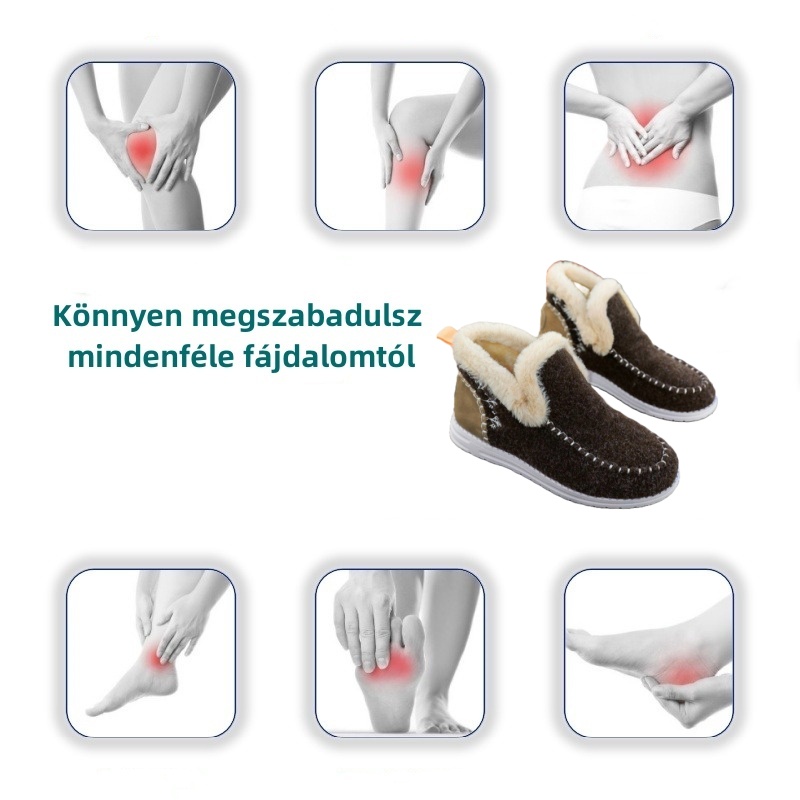 (🔥Ma 50% kedvezménnyel - ne hagyd ki ezt a lehetőséget) ⏰ - Puha és kényelmes, gyapjú női pamut cipő (ívtámasz - megkönnyíti a járást)
