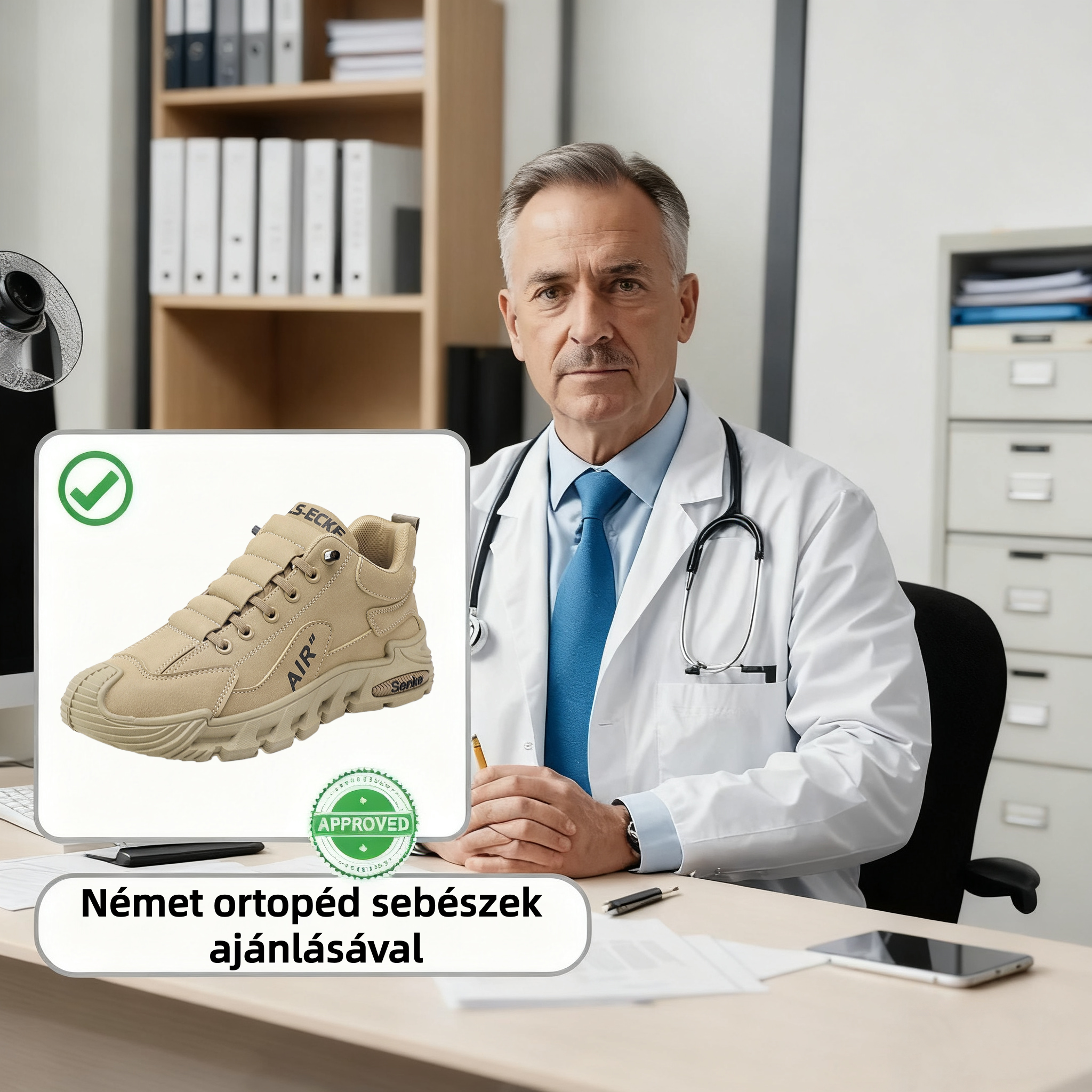 [⏰Ma 50% kedvezmény - Ne hagyja ki] Ergonomikusan tervezett ortopéd cipők - Prémium bőr + kézzel varrott 👞