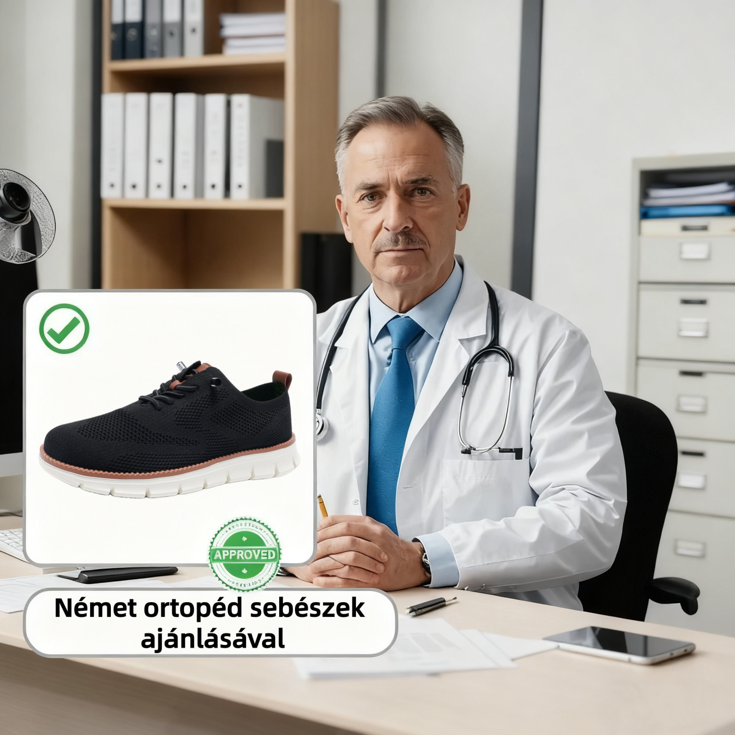 ⏰Ma 50% kedvezmény, ne maradj le! Ergonomikus kialakítású ortopéd cipő, elegáns brit stílusban, vízálló és csúszásmentes 💧 + kézzel varrott - Csillapítsa a lábfájdalmat🦶🏻