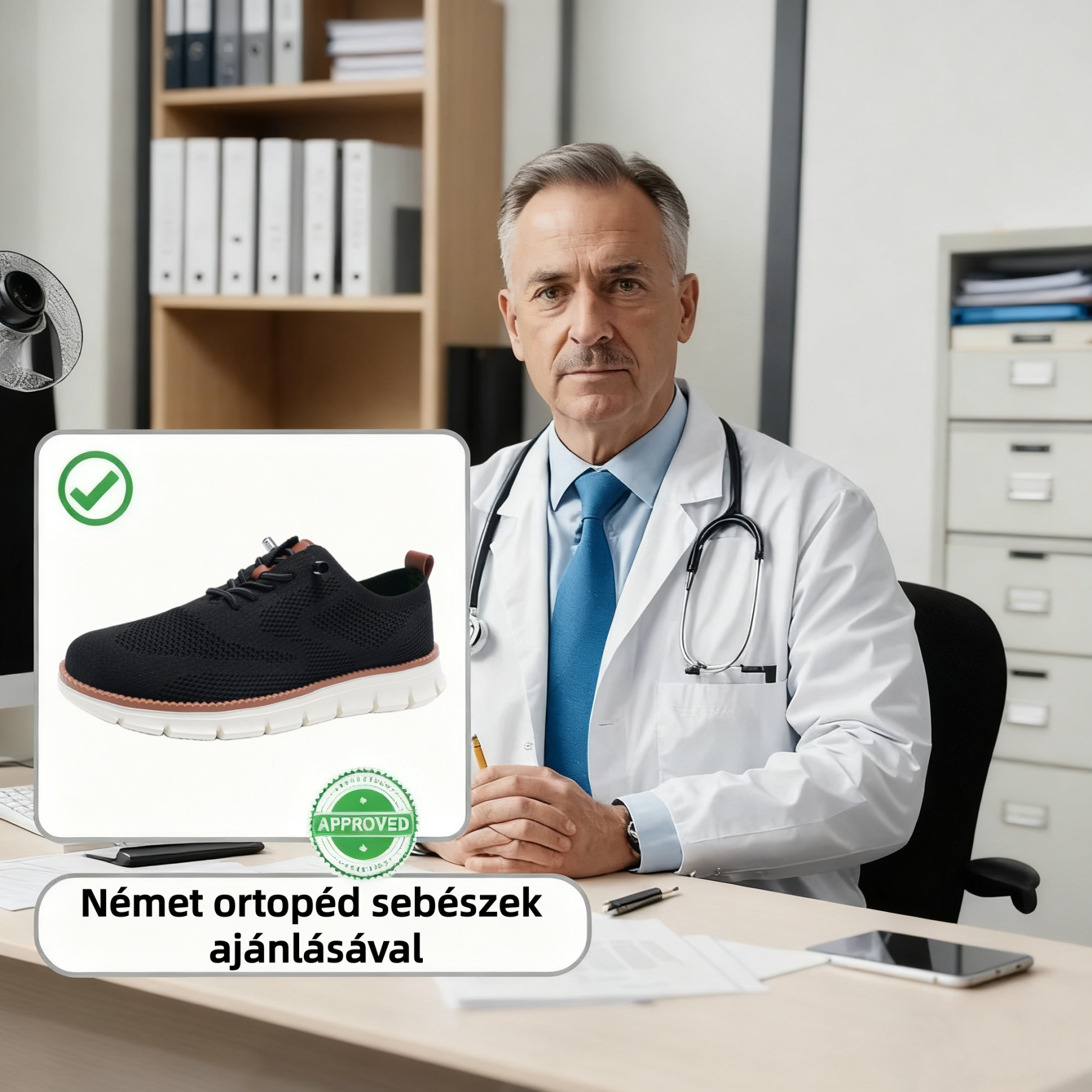 ⏰Ma 50% kedvezmény, ne maradj le! Ergonomikus kialakítású ortopéd cipő, elegáns brit stílusban, vízálló és csúszásmentes 💧 + kézzel varrott - Csillapítsa a lábfájdalmat🦶🏻