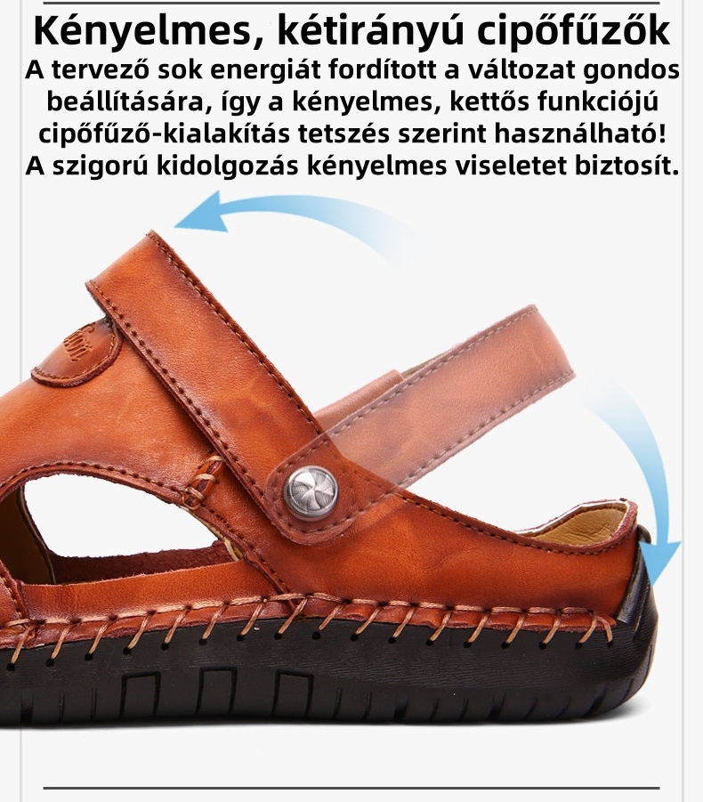 [🎁Utolsó nap féláron, ne hagyd ki] Ergonomikusan tervezett ortopéd szandálok, válogatott marhabőrből + kézzel varrva