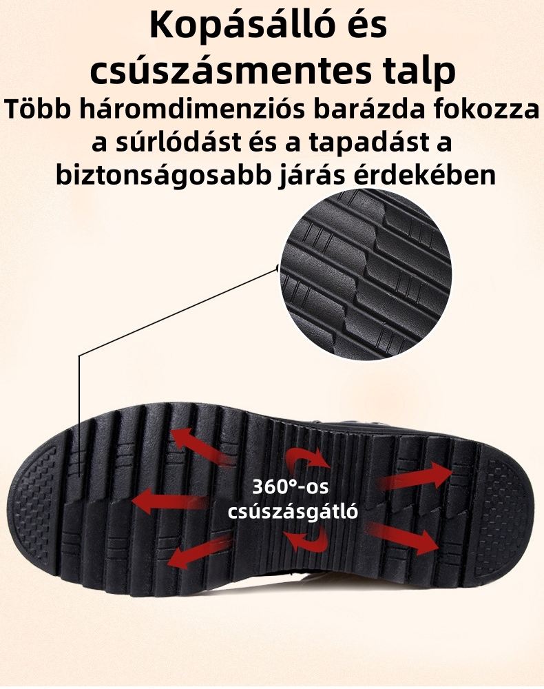 (❄️ 50% kedvezmény korlátozott ideig őszi és téli akcióban) - Ne hagyja ki ezt a lehetőséget⏰ - Puha és kényelmes valódi gyapjú női cipő boltozattámasztással - megkönnyíti a járást