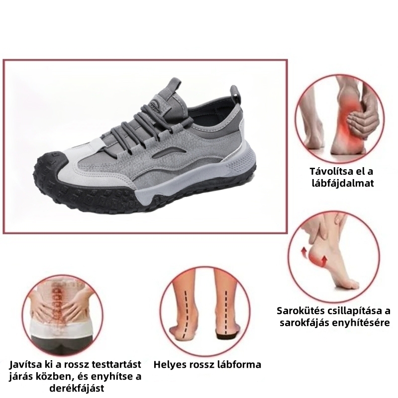 【🎁Utolsó nap féláron, ne hagyd ki】 Ergonomikus kialakítású ortopéd cipők, válogatott marhabőrből + kézzel varrva