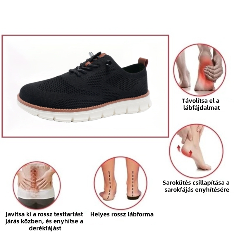 ⏰50% kedvezmény ma, ne hagyd ki! Ergonomikus ortopéd cipők, elegáns brit stílus, lélegző + kézzel varrott