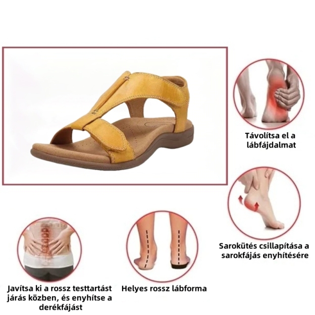 [🎁Utolsó nap féláron - ne hagyd ki] Ergonomikus kialakítású ortopéd szandálok - fájdalommentes járás👞 kényelmesebbé teszik a járást