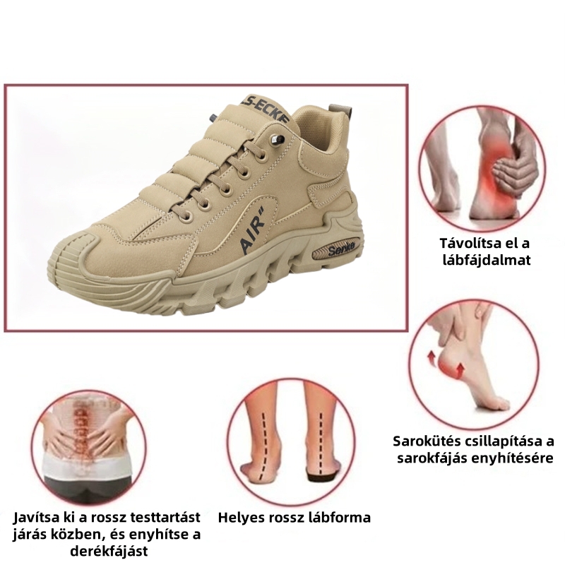 [⏰Ma 50% kedvezmény - Ne hagyja ki] Ergonomikusan tervezett ortopéd cipők - Prémium bőr + kézzel varrott 👞