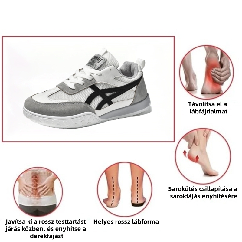 【🎁 Ma 50% kedvezmény - ne hagyd ki】 Ergonomikus kialakítású ortopéd cipő - minőségi bőr + kézi varrás 👞