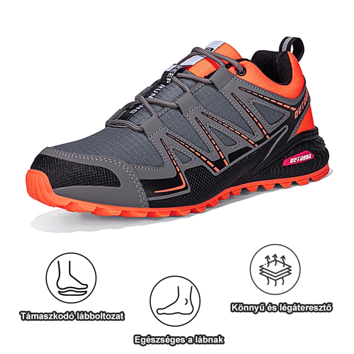 [⏰Utolsó nap 50% kedvezmény - Ne hagyja ki] Ergonomikus túrabakancsok - Prémium bőr + Kézzel varrott 👞