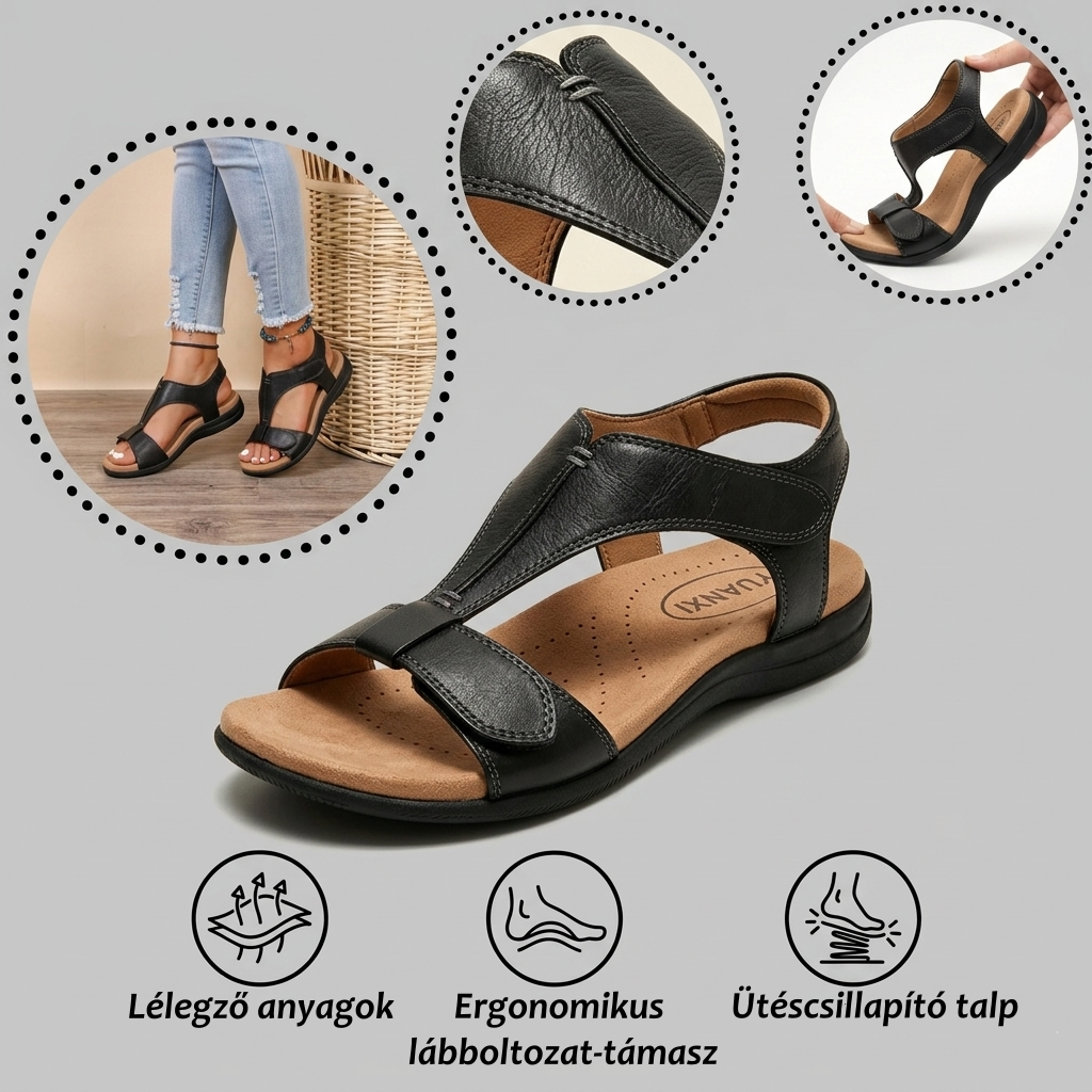 【⏰Utolsó nap, 70% kedvezmény! Ne maradj le!】Ergonómiailag tervezett ortopéd szandálok ütéscsillapítással,✅️egészséges ortopéd cipők, amelyeket kifejezetten európai nők számára terveztek.
