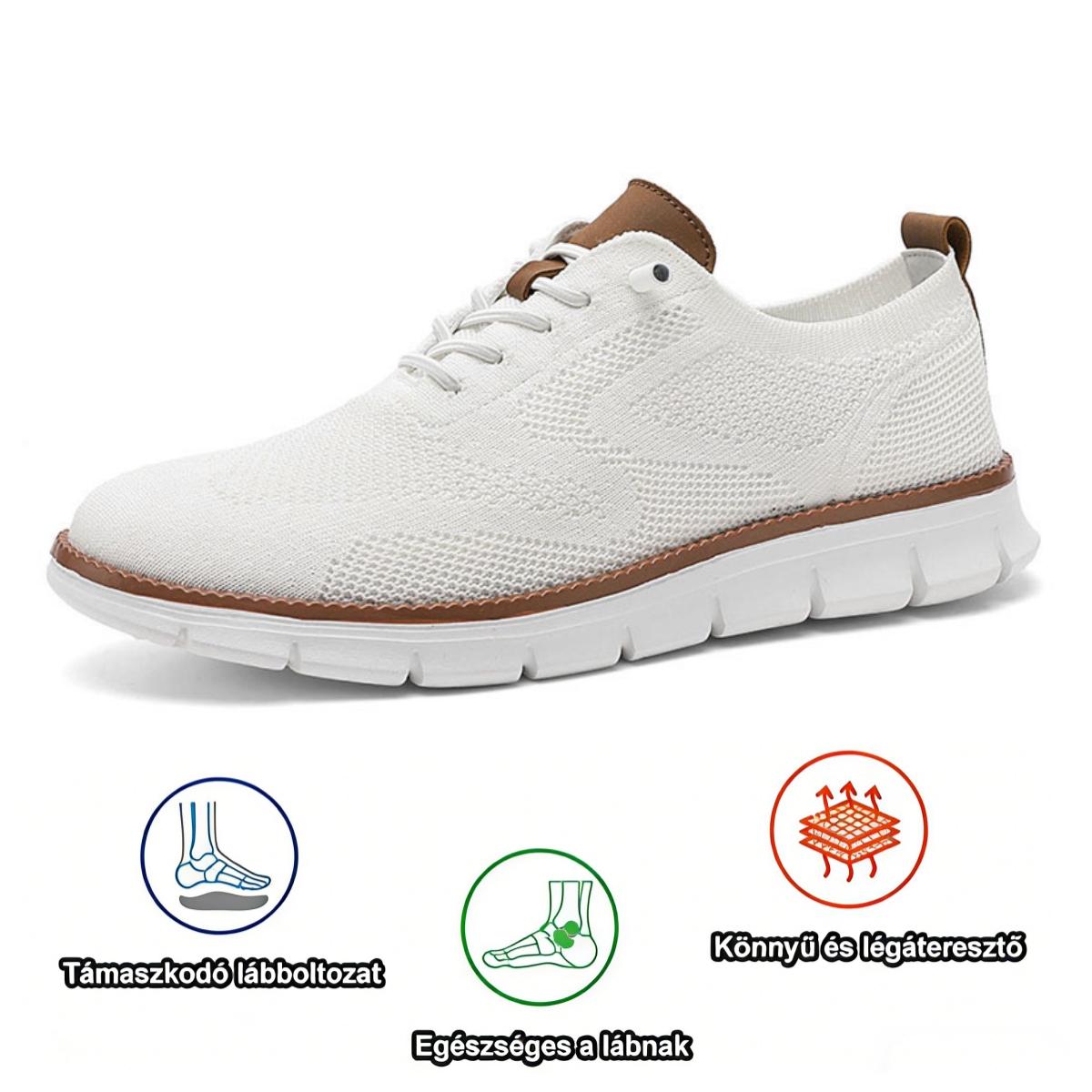 ⏰Ma 50% kedvezmény, ne maradj le! Ergonomikus kialakítású ortopéd cipő, elegáns brit stílusban, vízálló és csúszásmentes 💧 + kézzel varrott - Csillapítsa a lábfájdalmat🦶🏻