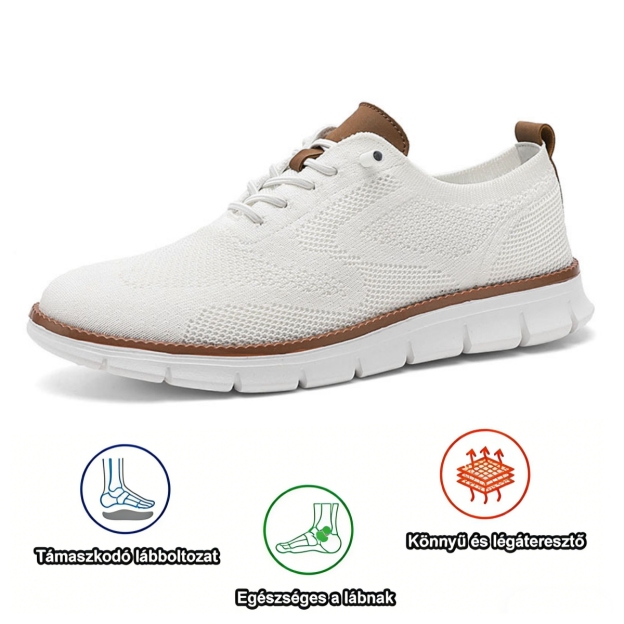 ⏰Ma 50% kedvezmény, ne maradj le! Ergonomikus kialakítású ortopéd cipő, elegáns brit stílusban, vízálló és csúszásmentes 💧 + kézzel varrott - Csillapítsa a lábfájdalmat🦶🏻