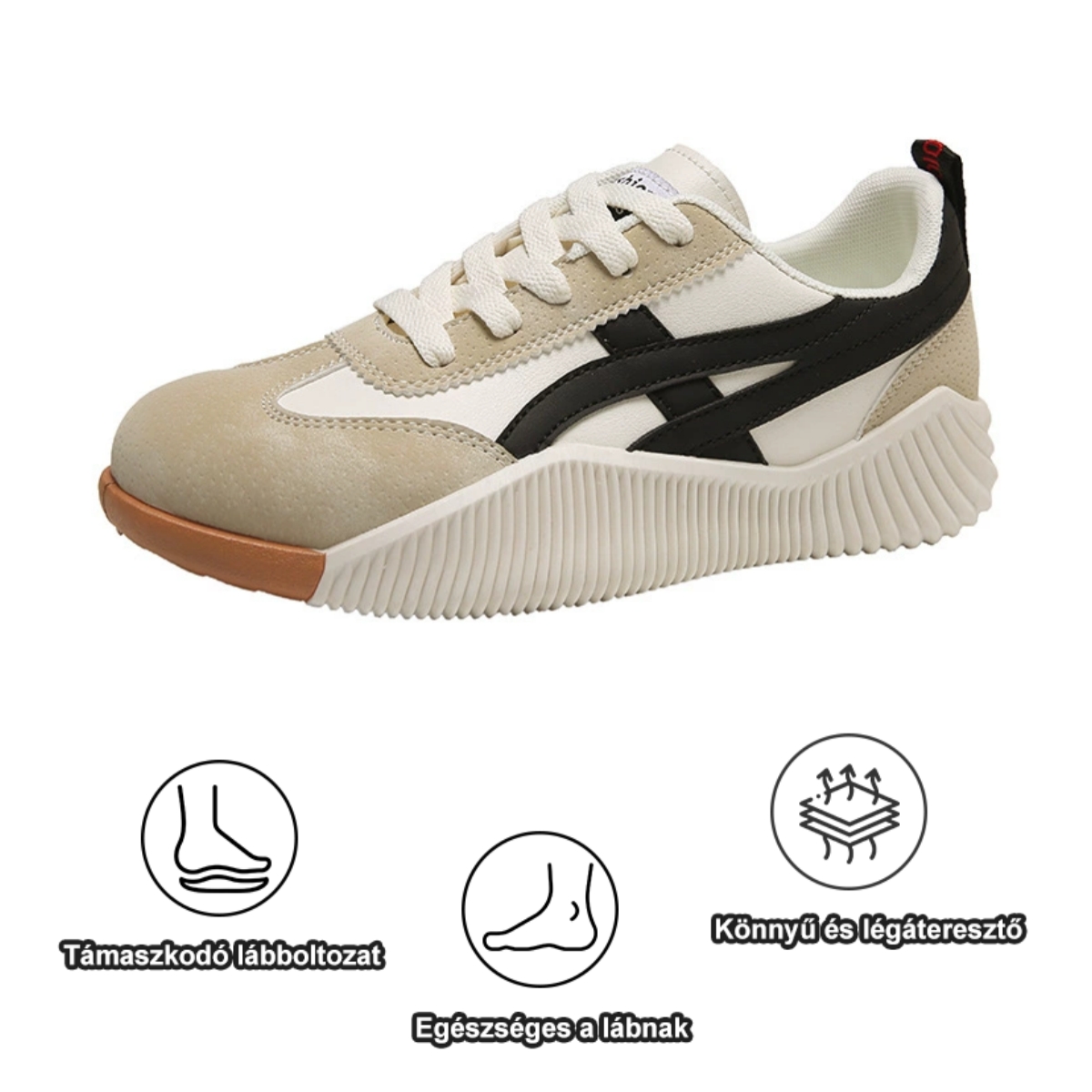 【🎁 Ma 50% kedvezmény - ne hagyd ki】Ergonómiailag tervezett, légáteresztő ortopéd cipők - prémium bőr + kézzel varrott 👞