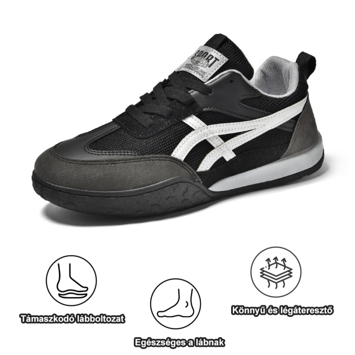 【🎁 Ma 50% kedvezmény - ne hagyd ki】 Ergonomikus kialakítású ortopéd cipő - minőségi bőr + kézi varrás 👞