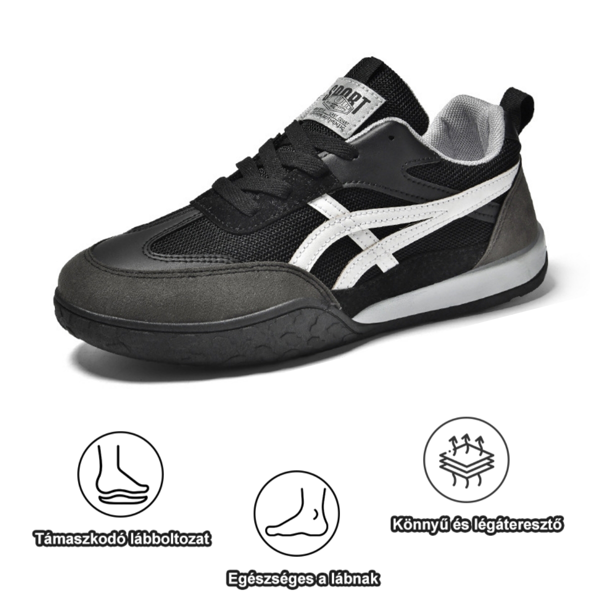 【🎁 Ma 50% kedvezmény - ne hagyd ki】 Ergonomikus kialakítású ortopéd cipő - minőségi bőr + kézi varrás 👞