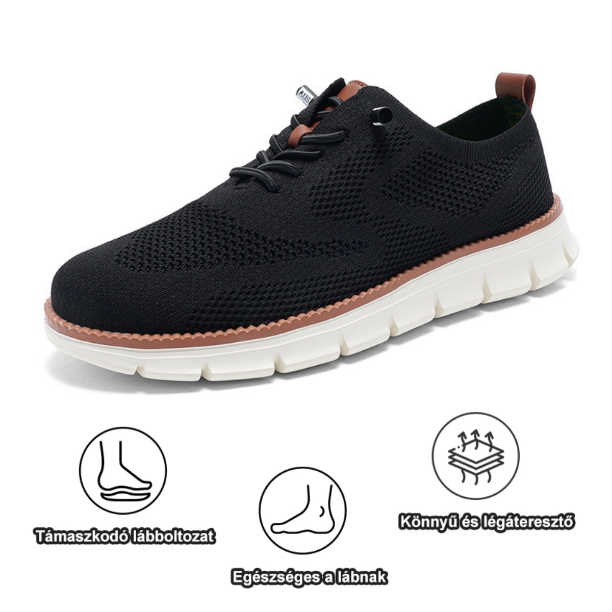 ⏰50% kedvezmény ma, ne hagyd ki! Ergonomikus ortopéd cipők, elegáns brit stílus, lélegző + kézzel varrott